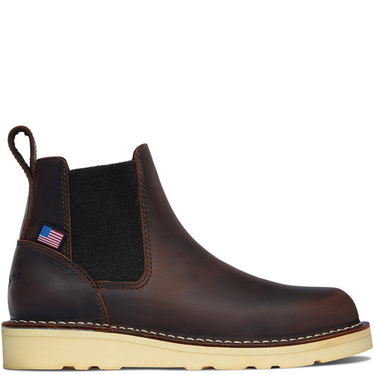 Women's Bull Run Chelsea 5" Brown Wedge - Baker's Boots and Clothing