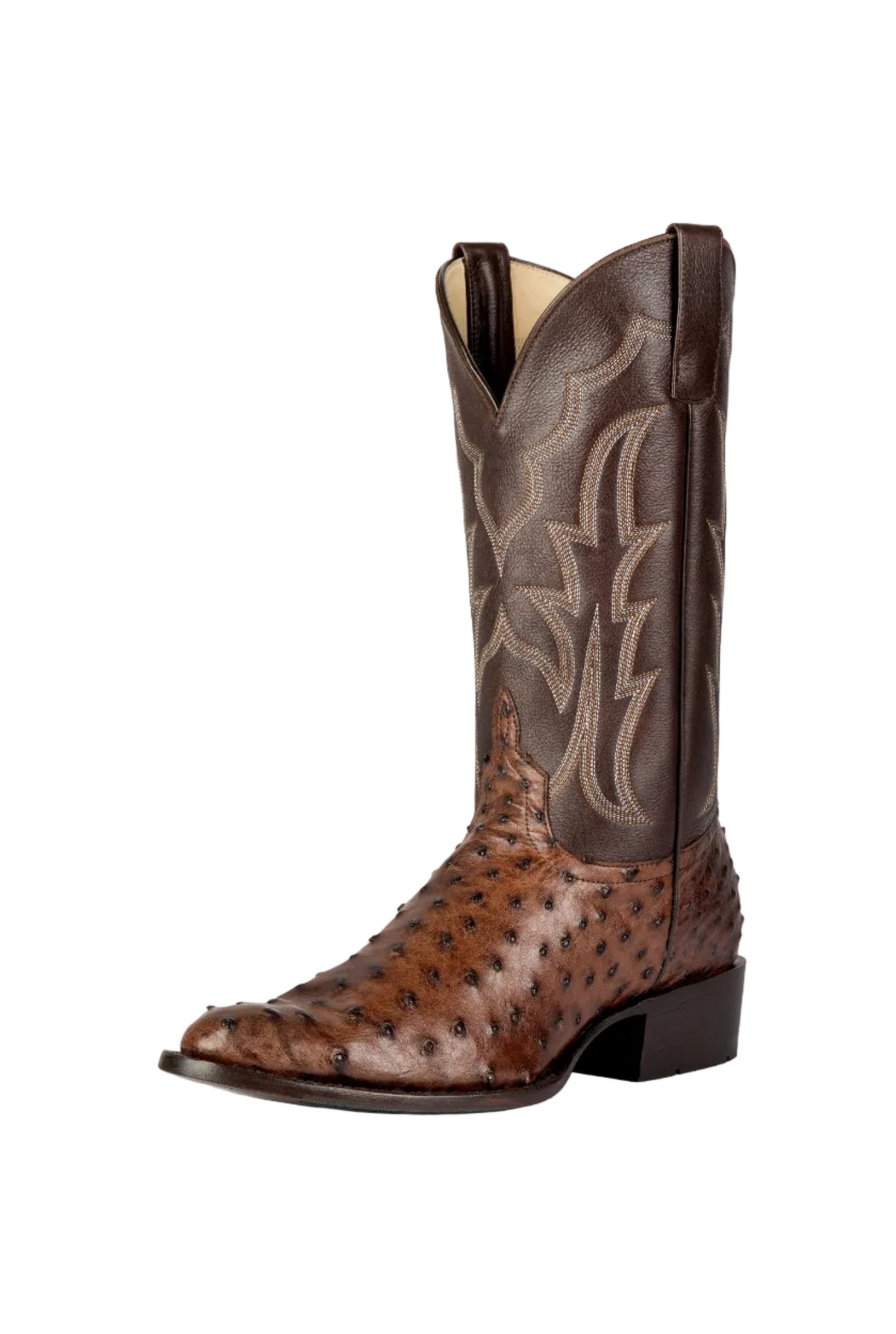 Kango Tobacco Full Quill Ostrich - HP6511 - Baker's Boots and Clothing