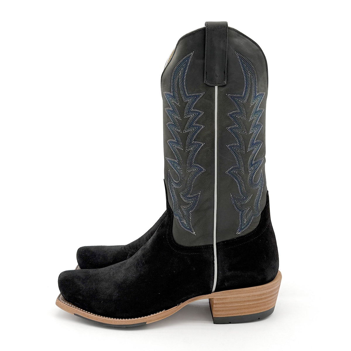 Black Suede - HP9502 - Baker's Boots and Clothing