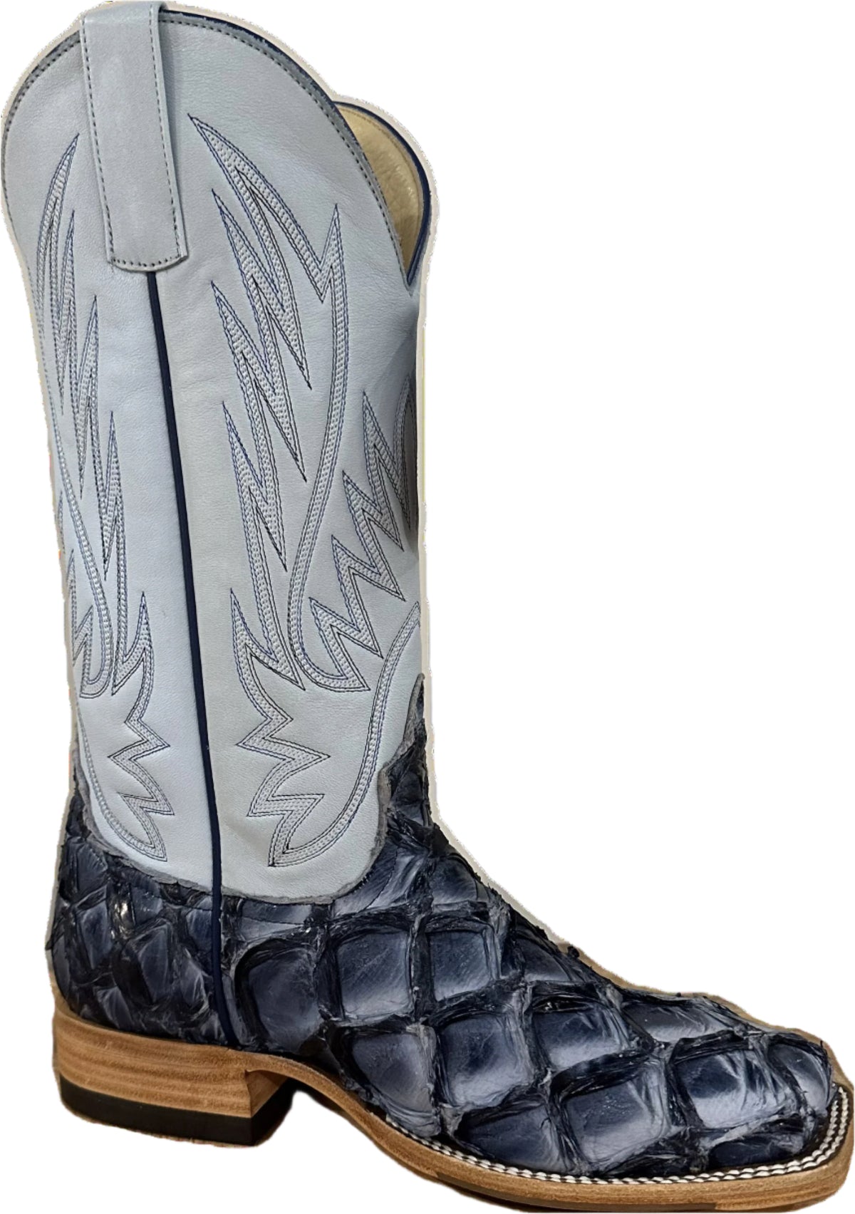 Sky Blue Big Bass - M2039 - Baker's Boots and Clothing