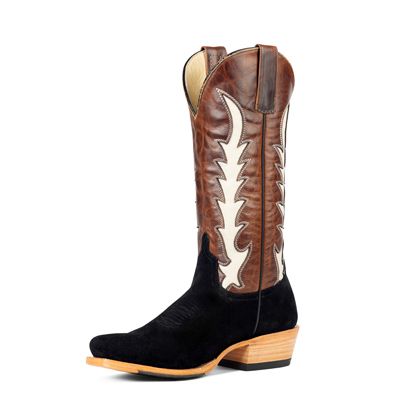 Black Suede - M9523 - Baker's Boots and Clothing