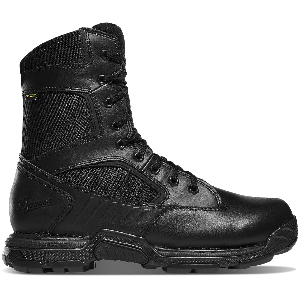 StrikerBolt Side-Zip 8" Black Size 8.5D - Baker's Boots and Clothing