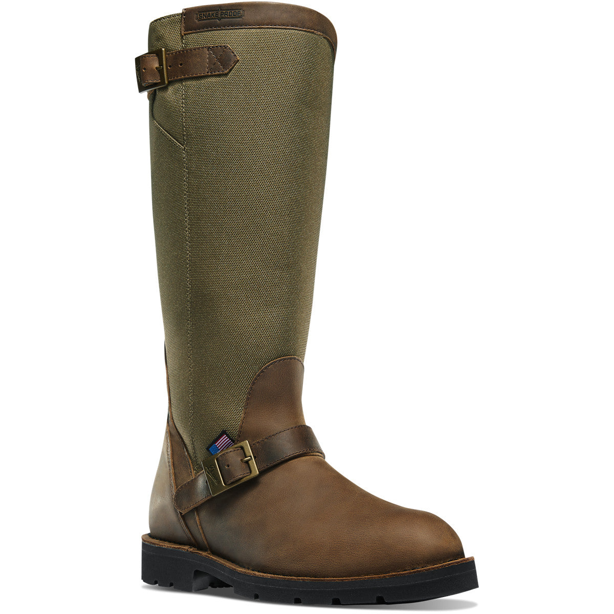 Danner San Angelo Snake Boot 17" Brown Size 7.5D - Baker's Boots and Clothing