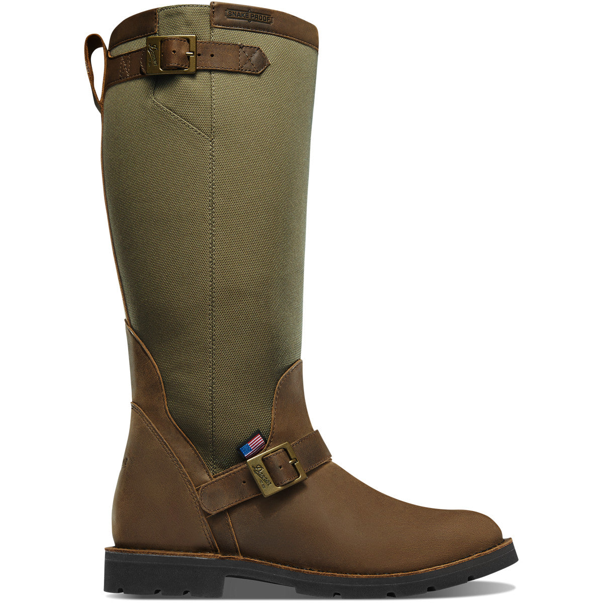 Danner San Angelo Snake Boot 17" Brown Size 7.5D - Baker's Boots and Clothing