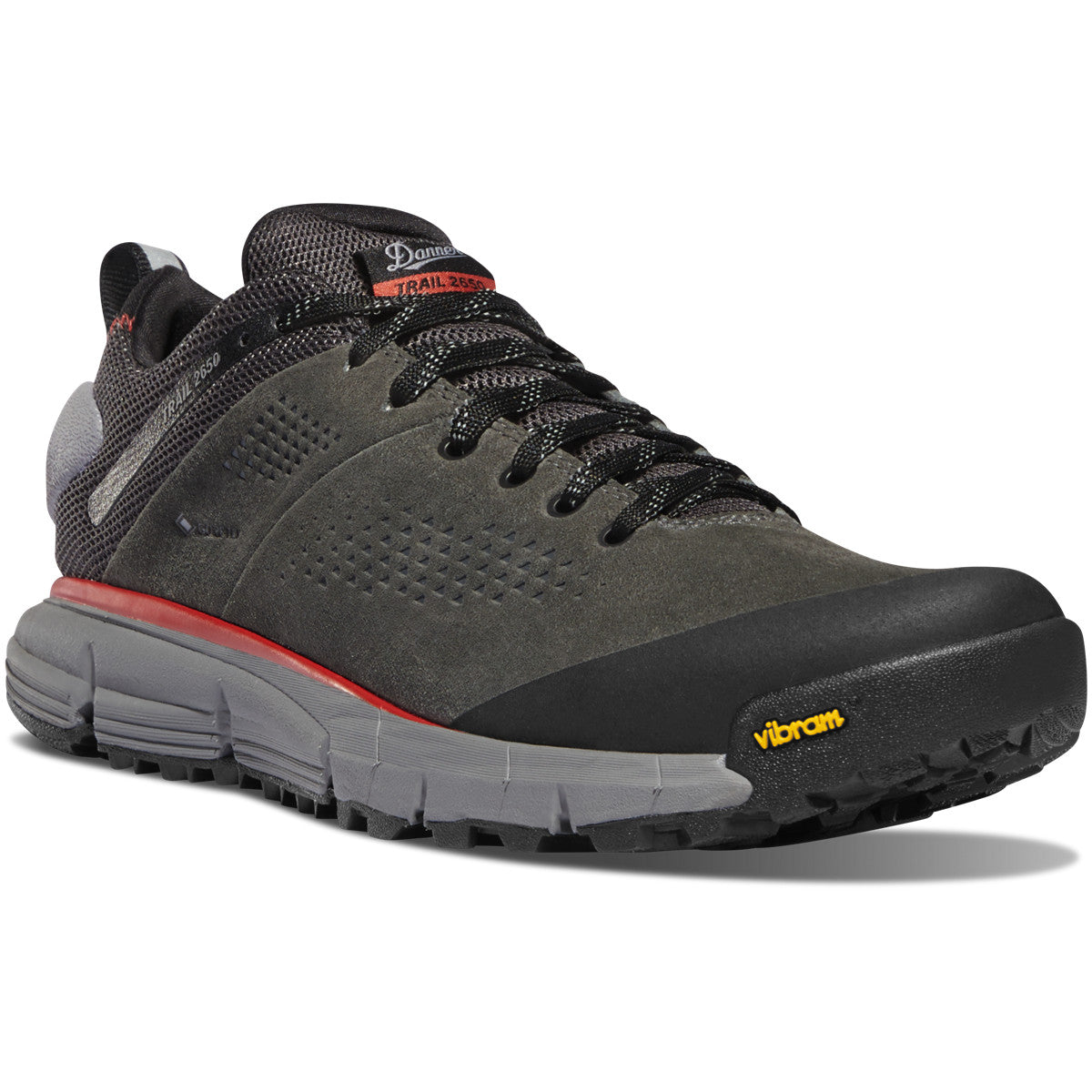 Danner Dark Grey Trail 2650 3" Dark Gray/Brick Red GTX 9EE - Baker's Boots and Clothing