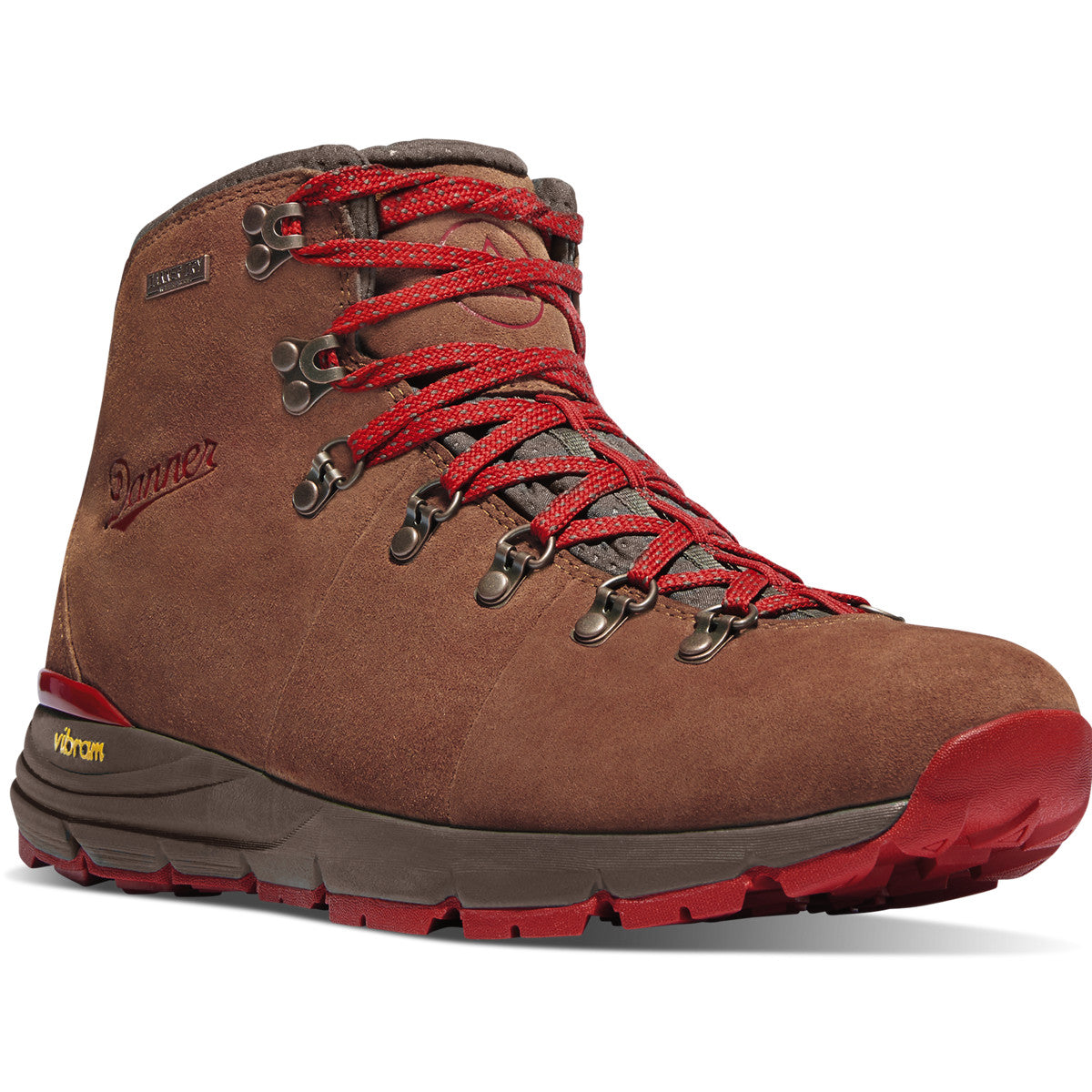 Women's Mountain 600 4.5" Brown/Red - Baker's Boots and Clothing