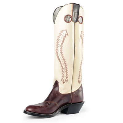 Olathe 17" Chocolate Horse Bone Soft #6906 Size 8.5EE - Baker's Boots and Clothing