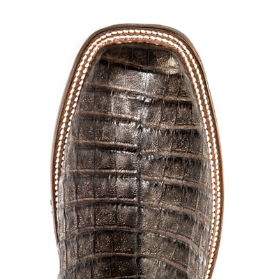 Chocolate Caiman Belly - #R9018 - Baker's Boots and Clothing