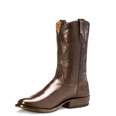 Chocolate Sleek Buffalo Calf #R9027 - Baker's Boots and Clothing