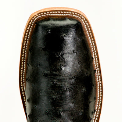 Black Full Quill Ostrich - S3015 - Baker's Boots and Clothing